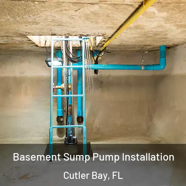  Basement Sump Pump Installation Cutler Bay, FL
