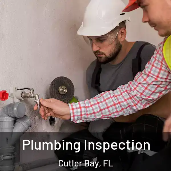  Plumbing Inspection Cutler Bay, FL